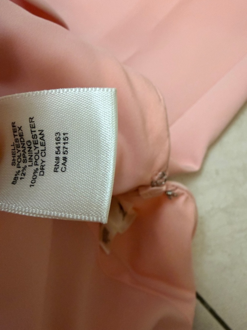 Eliza J Blush Pink Sleeveless Ruffle-Front Evening Gown - Picture 10 of 12